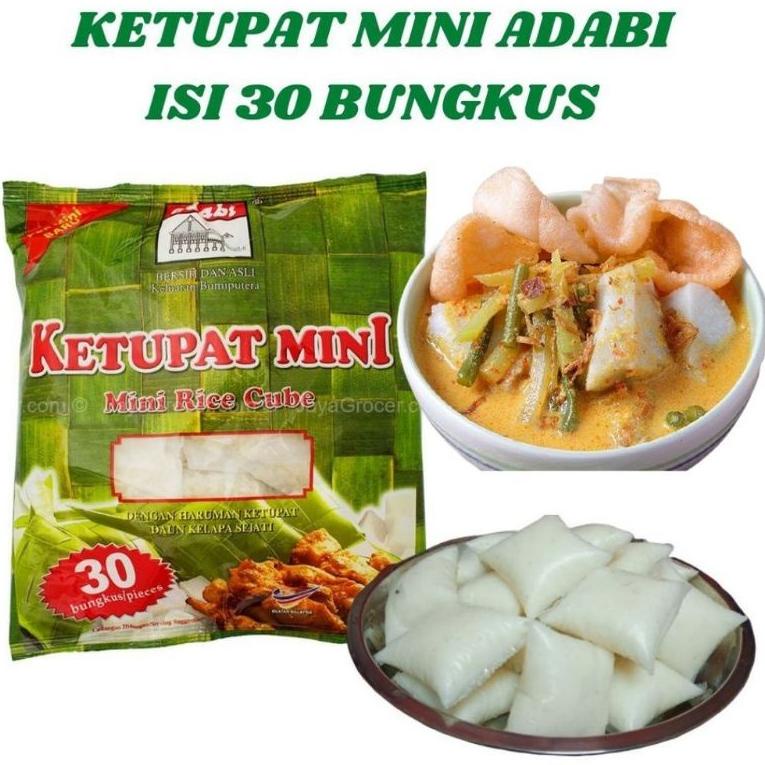 

Seller.. Ketupat mini adabi 1 pak isi 30 x 20 gram 47