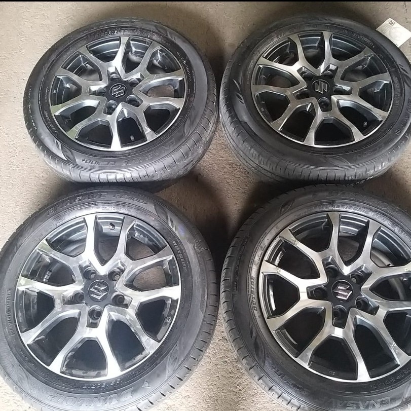 VELG BEKAS ORIGINAL STD XL7 R16X6 LUBANG 5 PCD 5X114 ET40 + BAN 195 60 R16