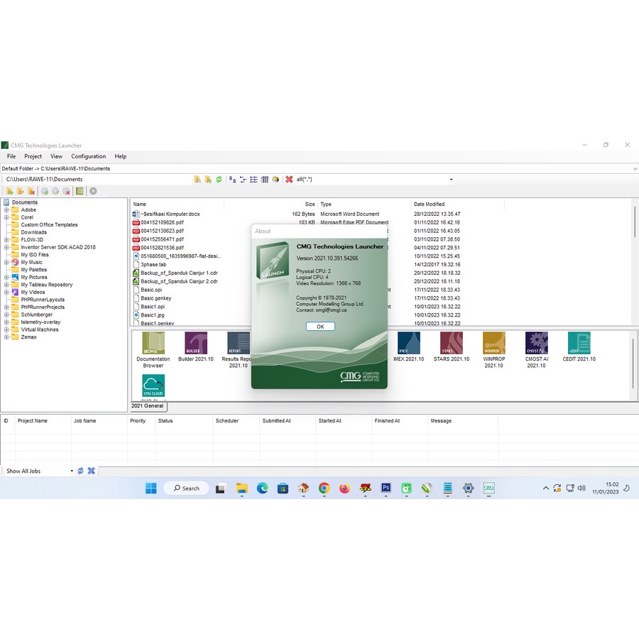 CMG 2021 x64 - Reservoir Simulation Software