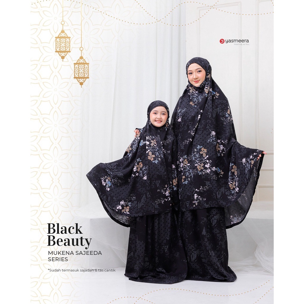 YASMEERA MUKENA SAJEEDA | MUKENA PRINTING EKSLUSIVE | MUKENA COUPLE | MUKENA SET SAJADAH & TAS