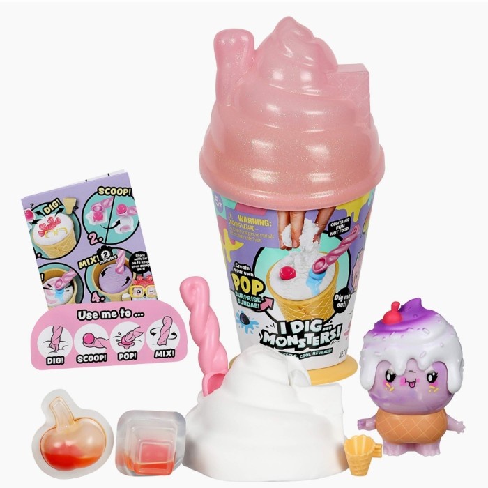 I DigMonsters Pop Surprise Sundae Single Pack Miniature Collectible #Original