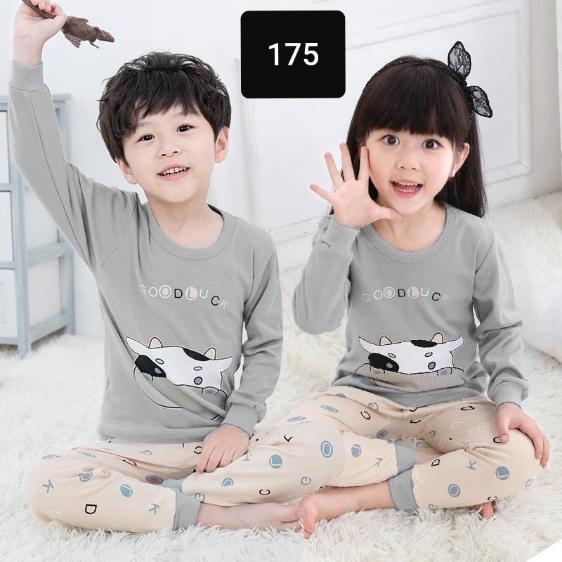 BAJU TIDUR ANAK ANAK STELAN GAMBAR  UMUR 1-10 TAHUN MURAH