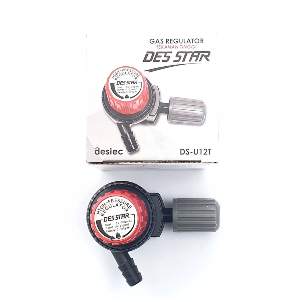 Regulator Desstar HP DS-U12T TANPA METER Regulator Kompor Gas LPG Tekanan Tinggi