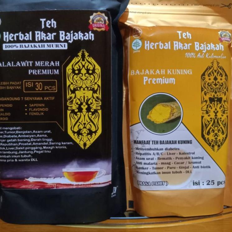 

【flashϟsale】 Teh Akar Bajakah Kalalawit Merah & Kuning Teh Celup Asli Kalimantan
