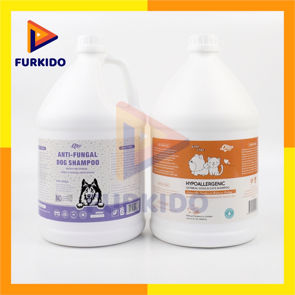 Orgo Shampoo All Variant 3,8 Liter / Shampoo Anjing Kucing