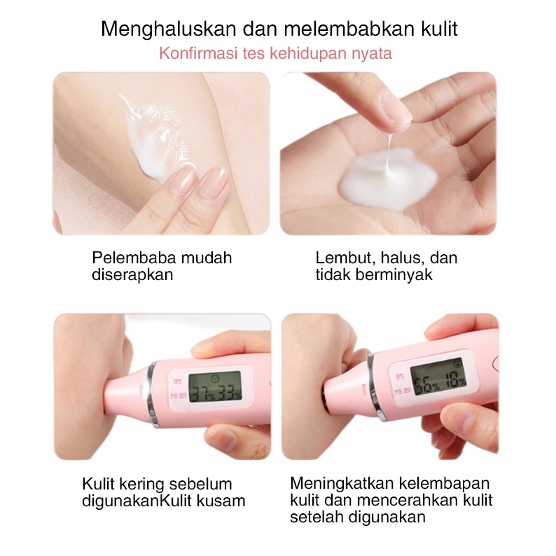 Lotion pemutih badan Pemutih badan permanen Whitening body lotion 248ml Asam buah menyegarkan dan pelembab/Memutihkan dan hapus kulit ikan/Peremajaan kulit halus/Wewangian tahan lama