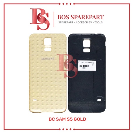 TUTUP BELAKANG SAMSUNG S5 GOLD / BACK DOOR / BACK COVER