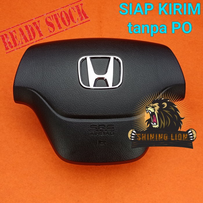 cover batok tempurung airbag stir honda crv gen 3 kodok - hitam
