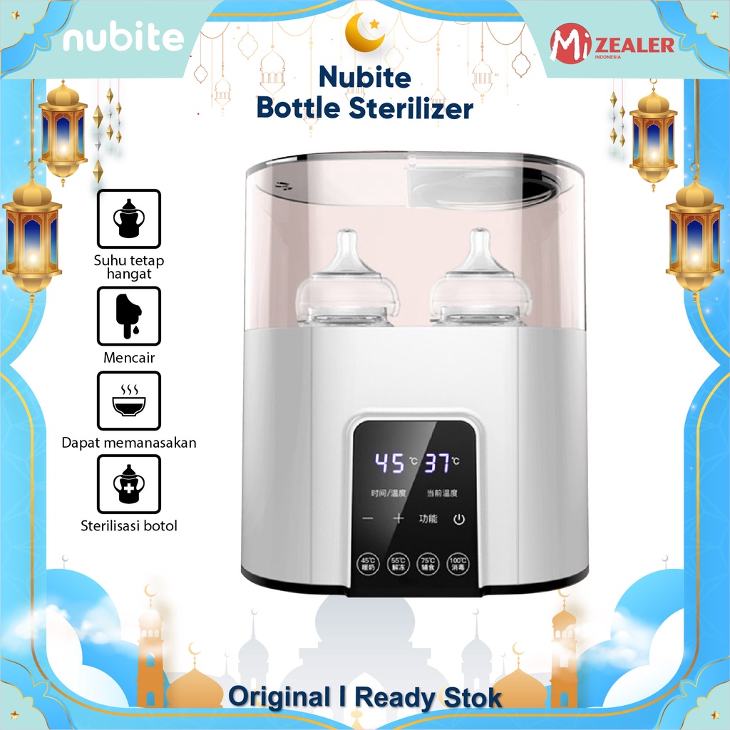 Baby Safe Twin Bottle Warmer Sterilizer LCD Display (penghangat susu dan makanan bayi) / Alat Steril Botol/Dua Dalam Satu