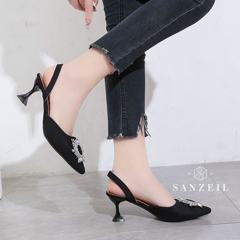 Heels Wanita GO1991 Heels Donna Heels Cocok untuk Pesta Kondangan Kerja