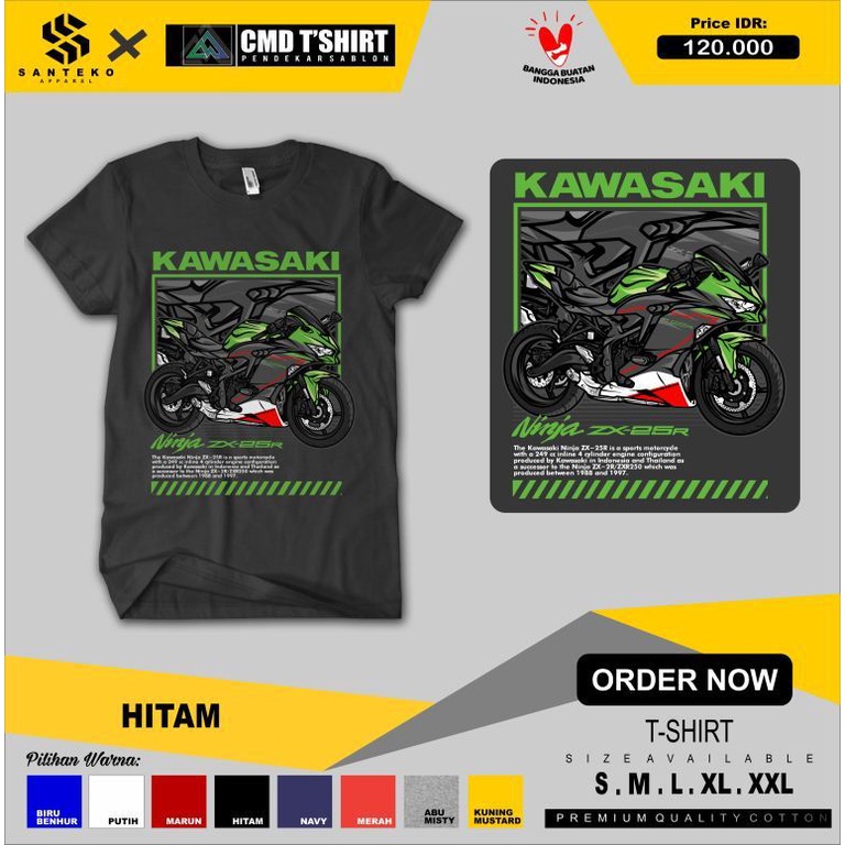 Kaos Otomotif Kawasaki Nijna ZX 25R 0243 - SANTEKO Apparel