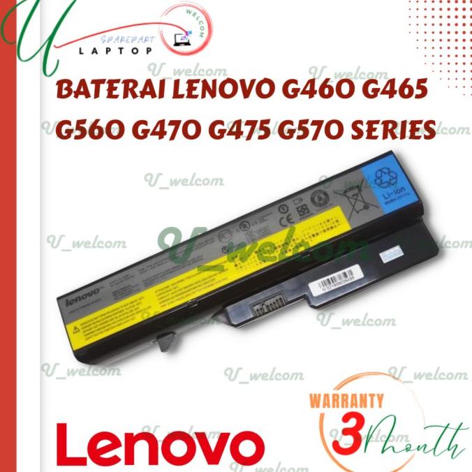 Baterai Laptop Lenovo Ideapad G460 G475 B470 B570 G460 Z370