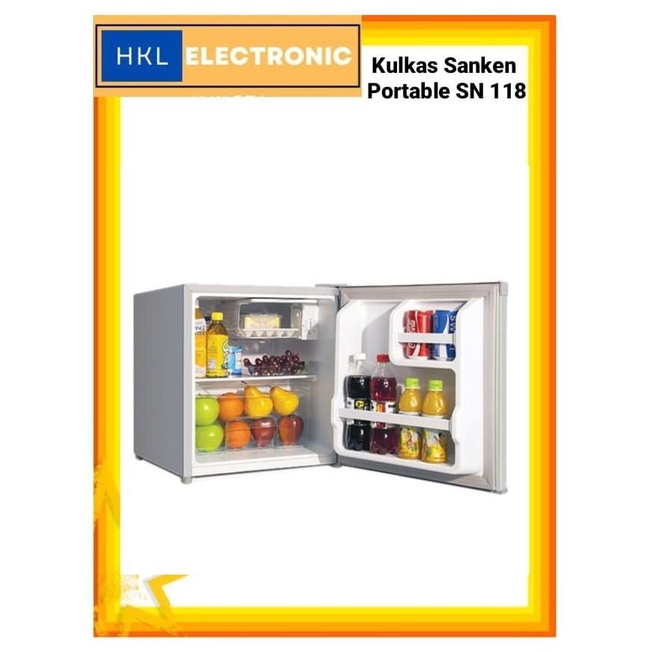 KULKAS MINI PORTABLE SANKEN SN-118KEG