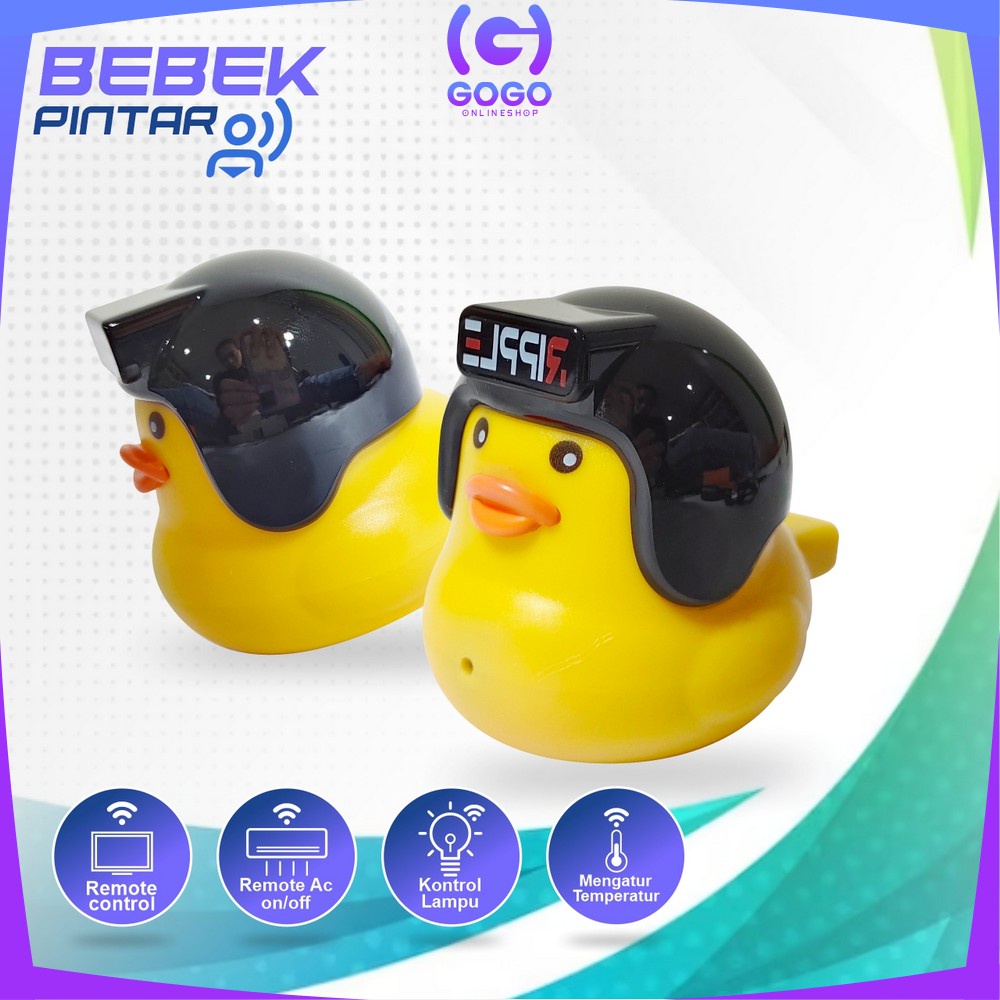 GOGO-C822 Bebek Pintar Perintah Suara Smart Voice Control Remote TV AC / Smart Home Usb Wireless Voice Command Lampu Malam Untuk Kamar