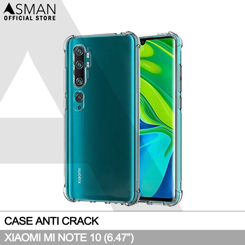 Anti Crack Xiaomi Mi Note 10 (6.47&quot;) | Soft Case Anti Bentur - Clear