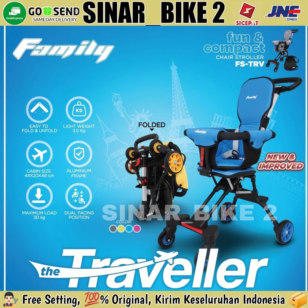 Stroller Bayi Cabin Size The Traveller FS-TRV