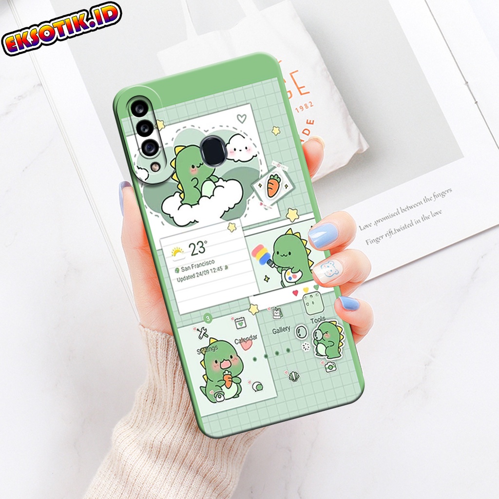 Case SAMSUNG A20S- Eksotik.id - Casing SAMSUNG A20S - Case CUTE DINO - Skin Handphone - Silikon SAMSUNG A20S - Cassing Hp - Hardcase - Softcase SAMSUNG A20S - Mika Hp - Cover Hp - Kesing SAMSUNG A20S