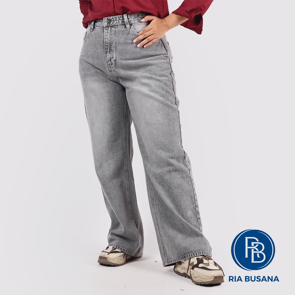 Ria Busana - M&B - Celana Jeans Kulot Art. 5491