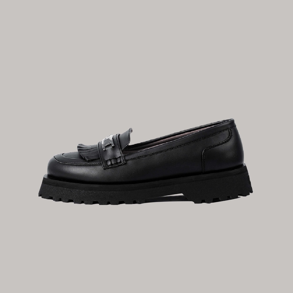 Debonaire - 024 Black | Sepatu Loafers Casual Formal Pantopel Chunky Ori Sporty Pria Wanita Cowok Cewek Footwear | NVR Navara FORIND