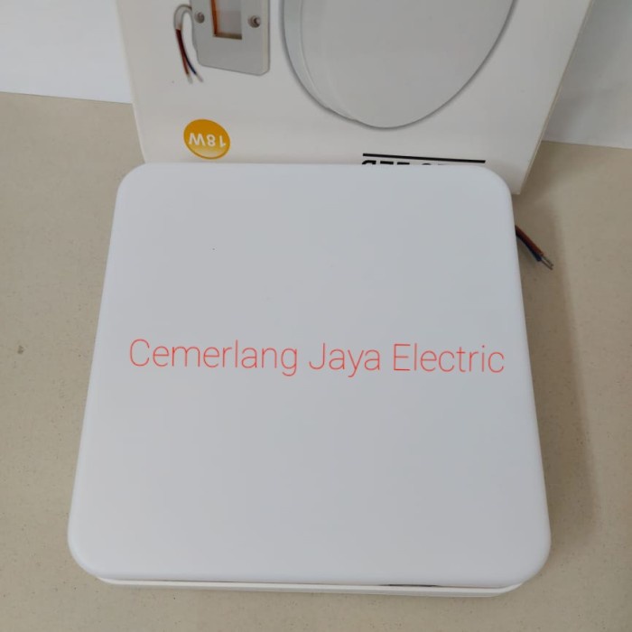 Lampu Plafon Baret LED KOTAK 18W 220v Cahaya PUTIH,6500K