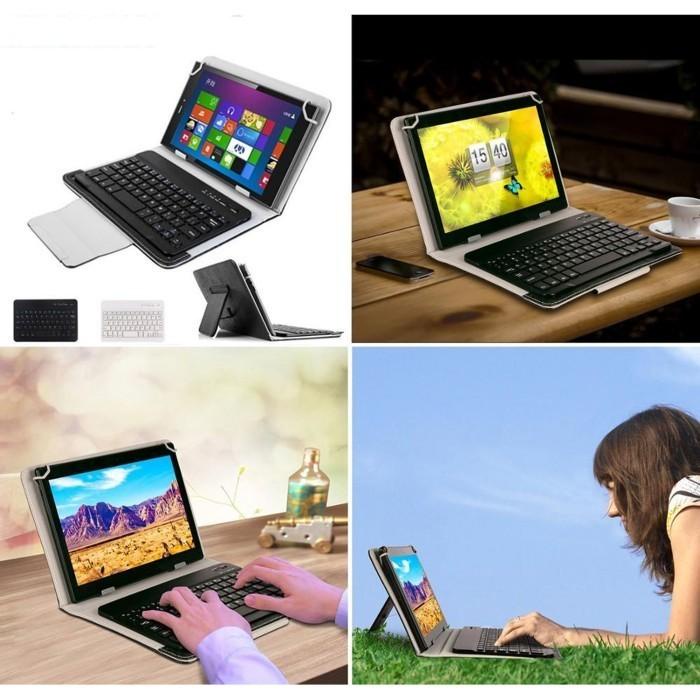Maxtron Genio Tablet 8 8.0 inch Bluetooth Keyboard Cover Leather Case