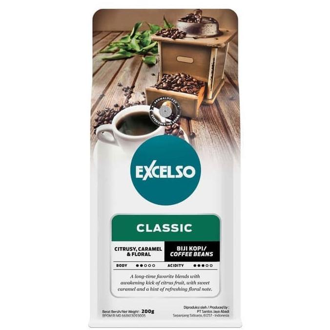 

Termantab] EXCELSO CLASSIC BIJI KOPI 200 GRAM