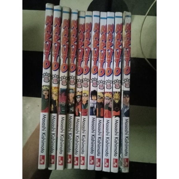 Komik Naruto 61-71 Seken Fullset Original