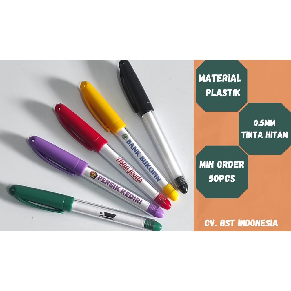 

Pulpen Souvenir, Pulpen Promosi Perusahaan, Custom Logo Tulisan