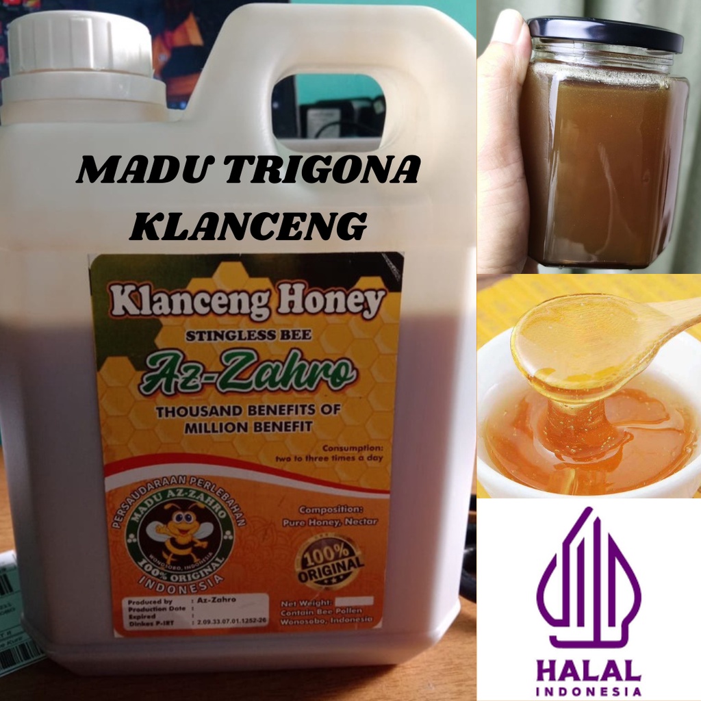 

Madu Obat lebah klanceng 1000 gram original termurah terlaris halal pirt bergaransi madu kesehatan