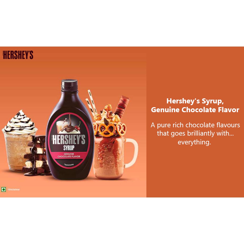 

Hershey Chocolate Syrup / Topping Sirup Coklat - 650ml