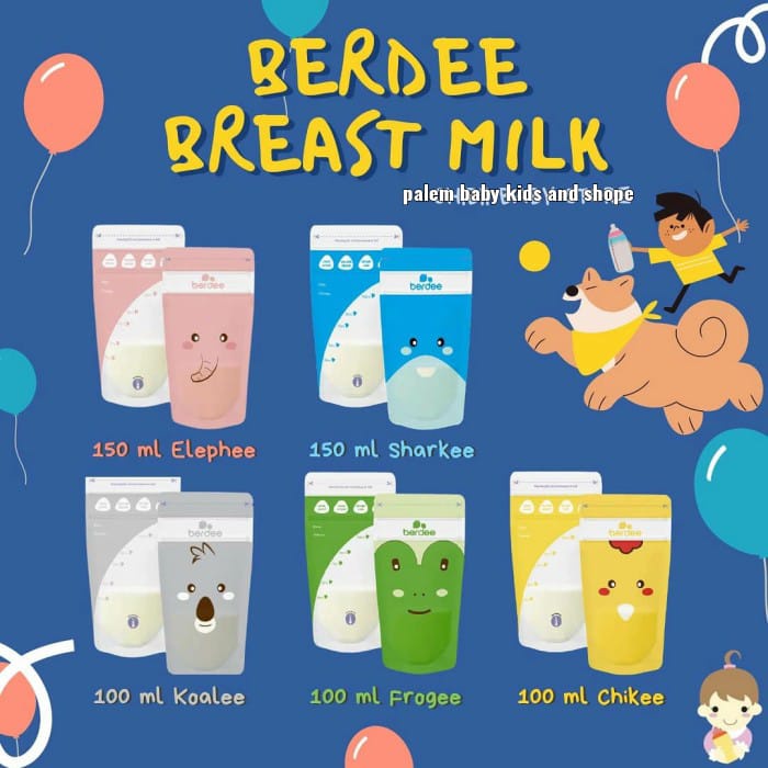 Berdee Kantong Asi 100ml -150ml Breastmilk Bags Storage Bags