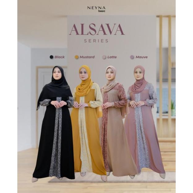 ORIGINAL GAMIS ALSAVA (GAMIS SAJA) by NEYNA.BASIC Murah