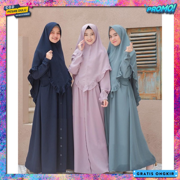 Gami Sanita Hari Raya Muslim Gsmis Perempuam Bajh Pakau Gamis Jumbo Bj Gamis Maxi Dress Fashion Paka