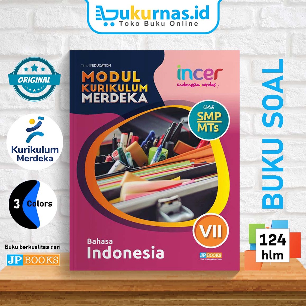 Buku Latihan Soal Bahasa Indonesia SMP/MTs Kelas 7 Incer K-Merdeka