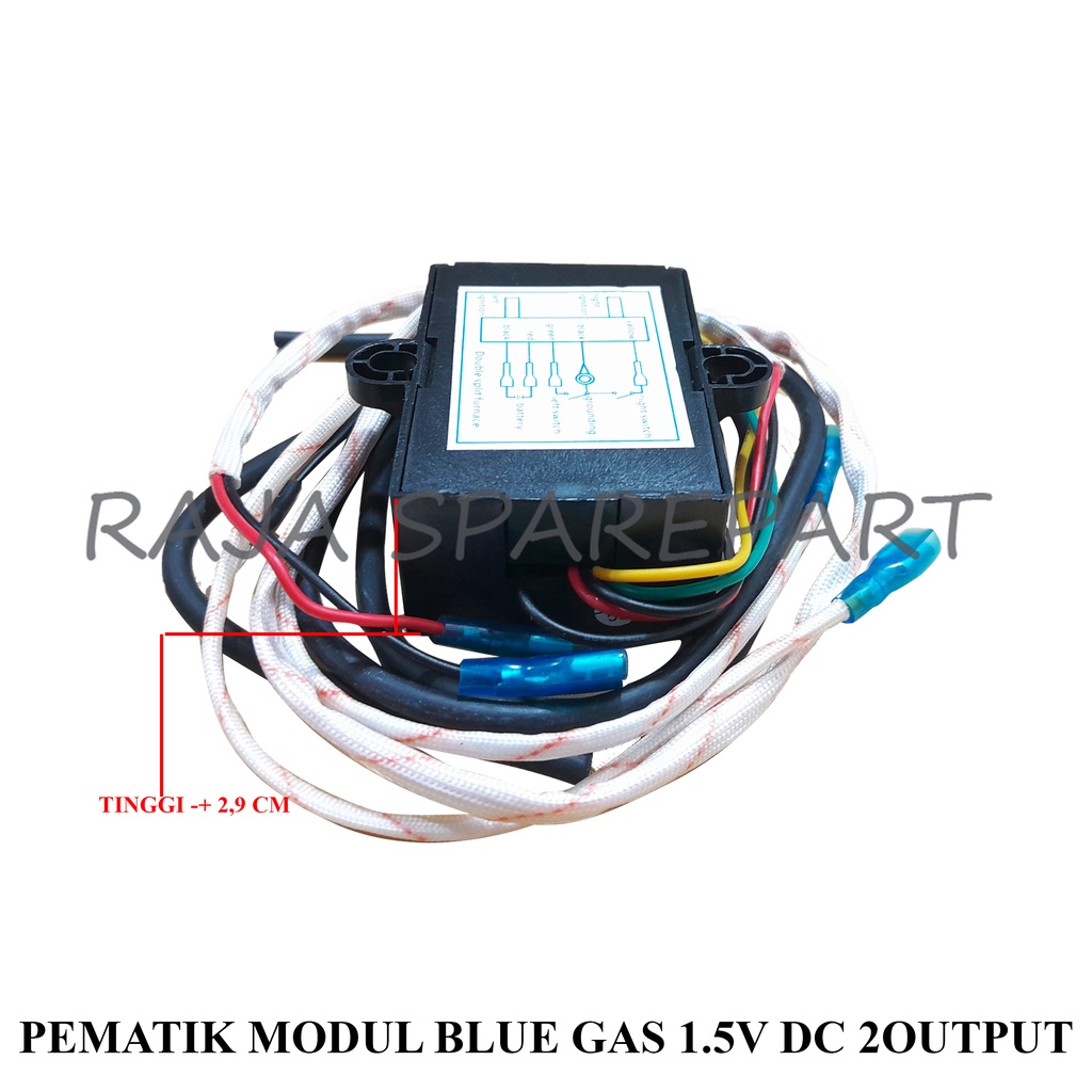 PEMATIK MODUL BLUE GAS 1,5V DC  2OUTPUT