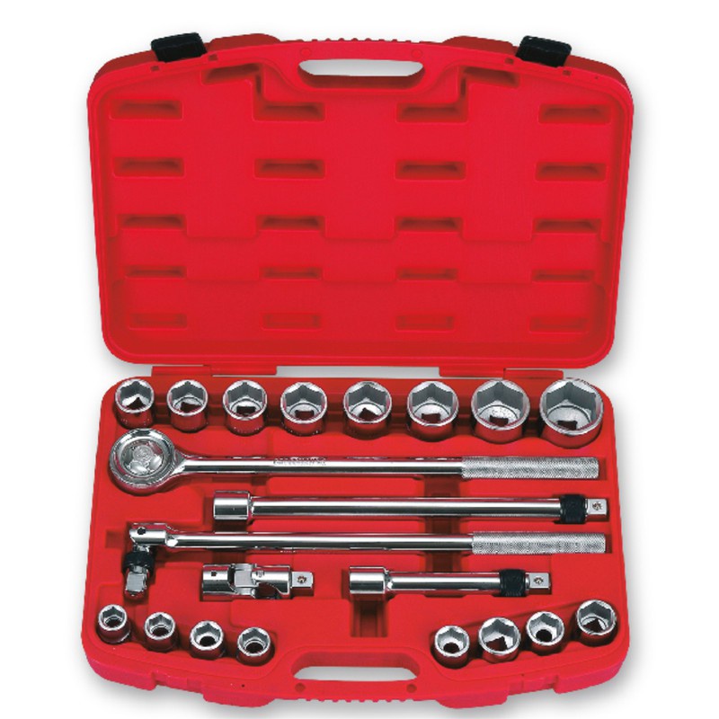 GESTAR/CROSSMAN-Set Kunci Shock 3/4 Drive Socket Set-21pc Metric 6pt