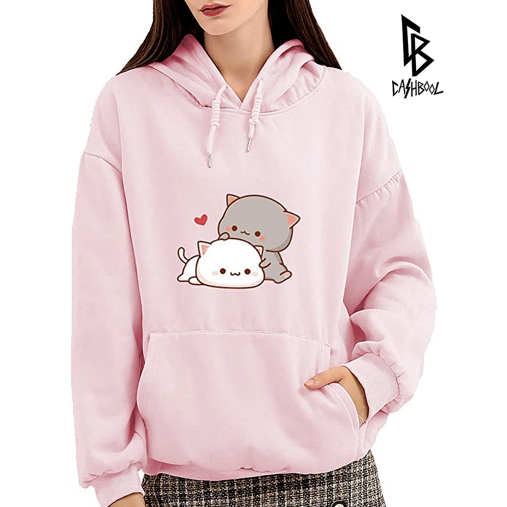 CASHBOOL HOODIE CUTE Fleece Basic OverSize Unisex ( M - XXL )