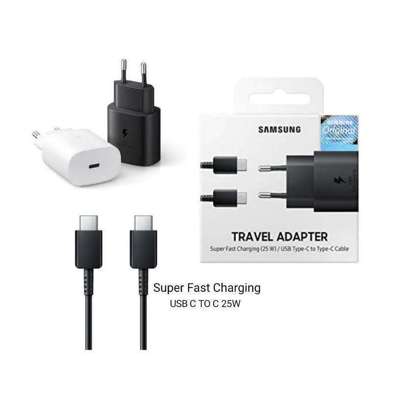 25W or 45W !! &quot;Pengisian Super Daya Cepat&quot; Travel Charger Original Samsung ZFOLD 4 ZFOLD 3 ZFOLD 2 1 ZFLIP 4 ZFLIP 3 2 1 Chargeran HP Quick Charge Super Fast Charging QC USB C To type C 25 W 45 Cable Orisinil Ori 4G 5G Bagus Z FOLD FLIP