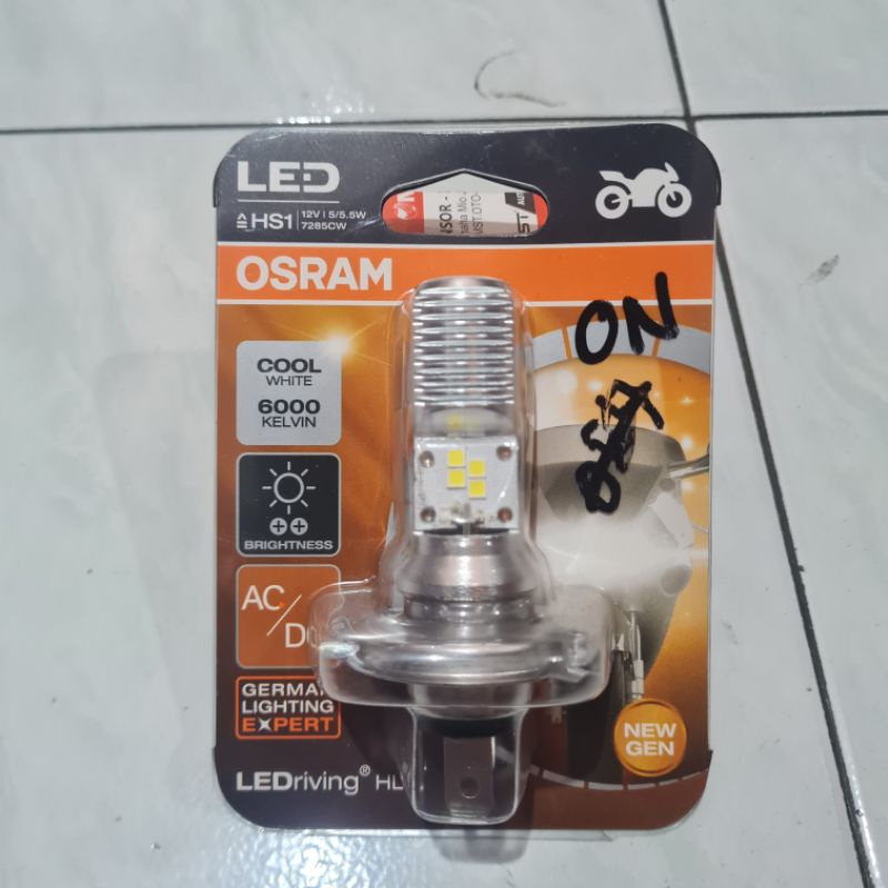 100% ORIGINAL  Bohlam LED Osram H4/HS1