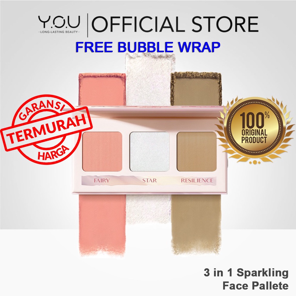 Sparkling Face Palette BY YOU (PENGGANTI ON THE GO)