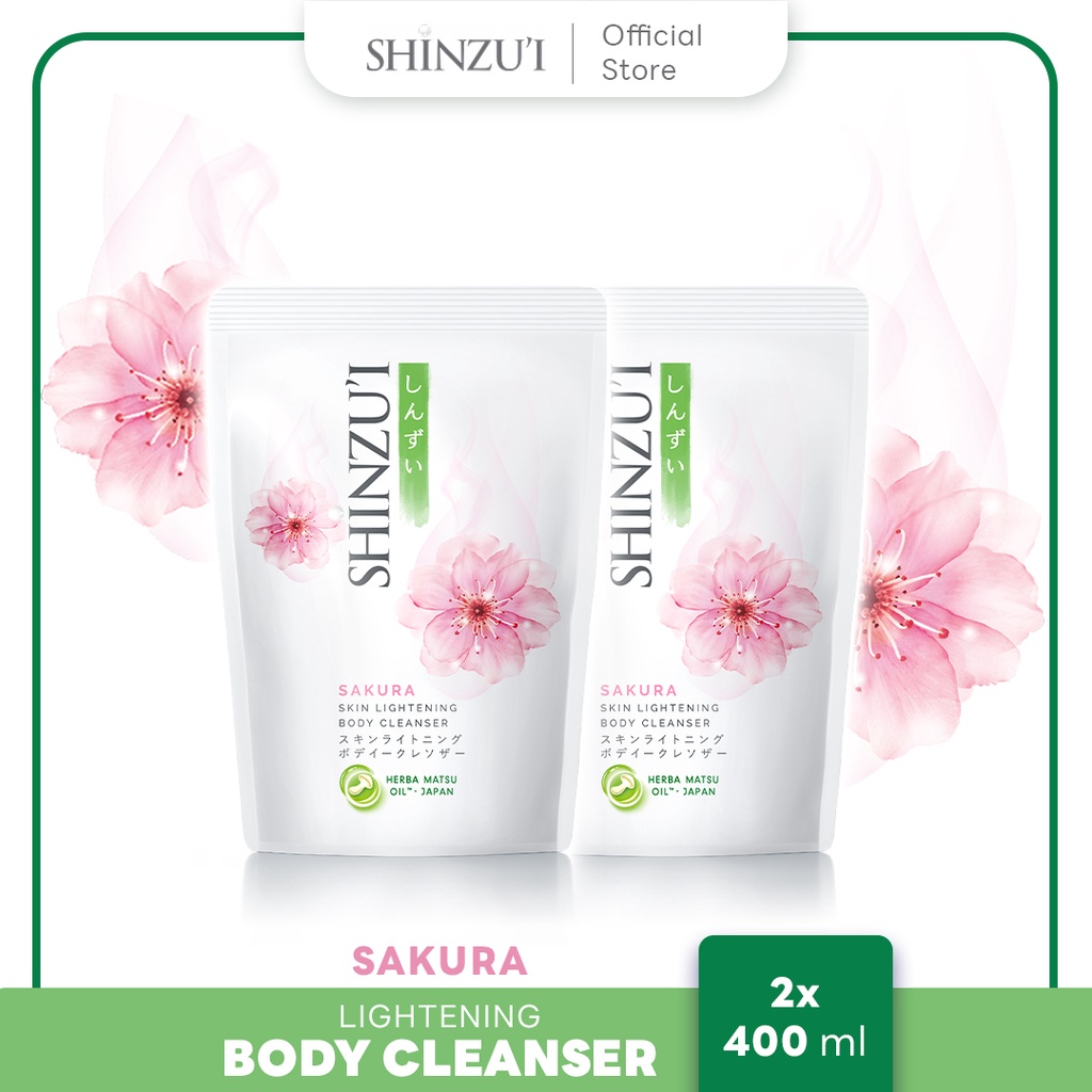 Promo Harga Shinzui Body Cleanser Sakura 420 ml - Shopee
