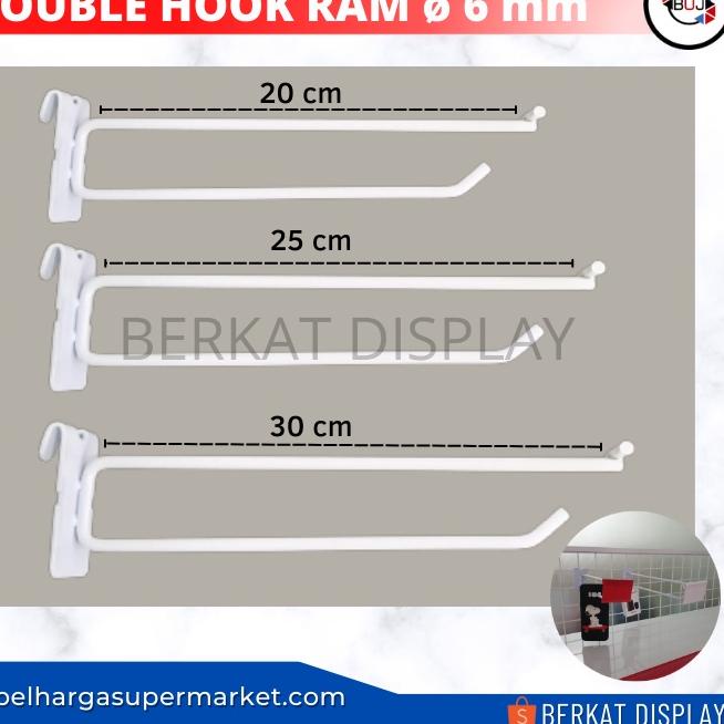 >V44859) HOOK RAM - DOUBLE HOOK