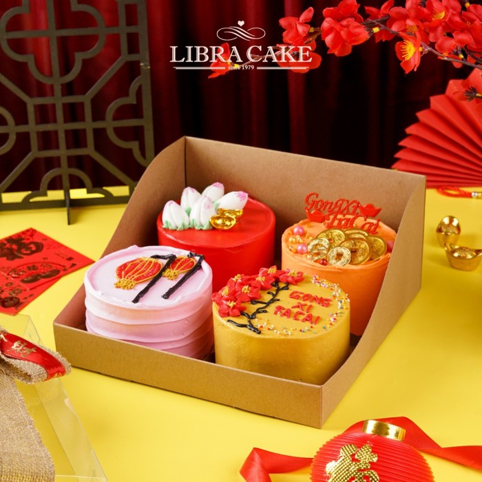 

KOREAN MINI CAKE KUE IMLEK CNY PARCEL XINCIA HAMPERS KADO