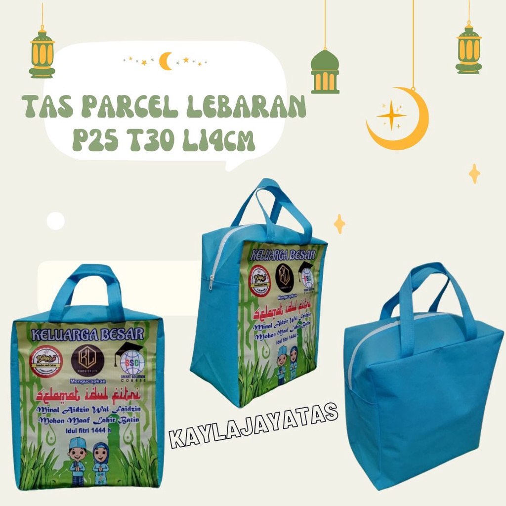 TAS PARCEL LEBARAN / TAS RESLETING BANER CUSTOM