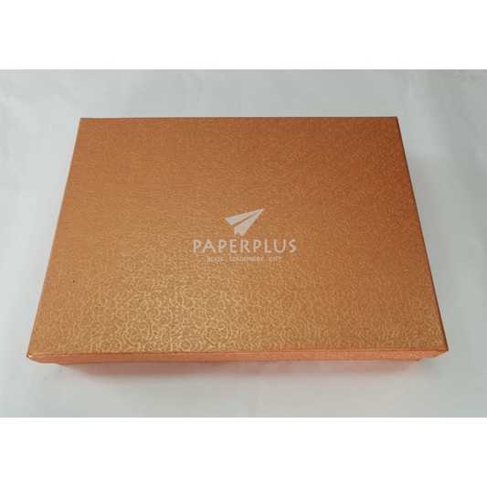 

Terlaris Kotak Kado / Kotak Hadiah / Gift Box Jumbo Type A Embose Caramel