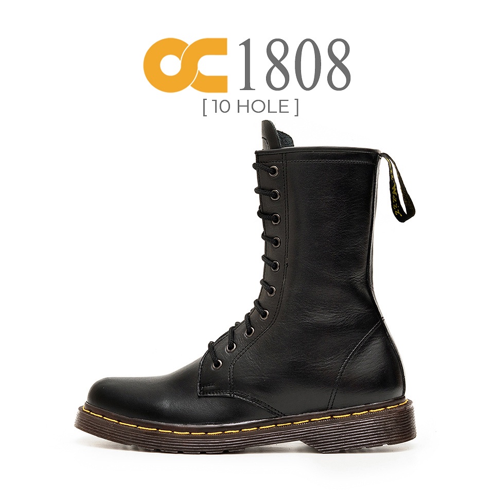 SEPATU BOOT 10 HOLE KULIT ORIGINAL 1808