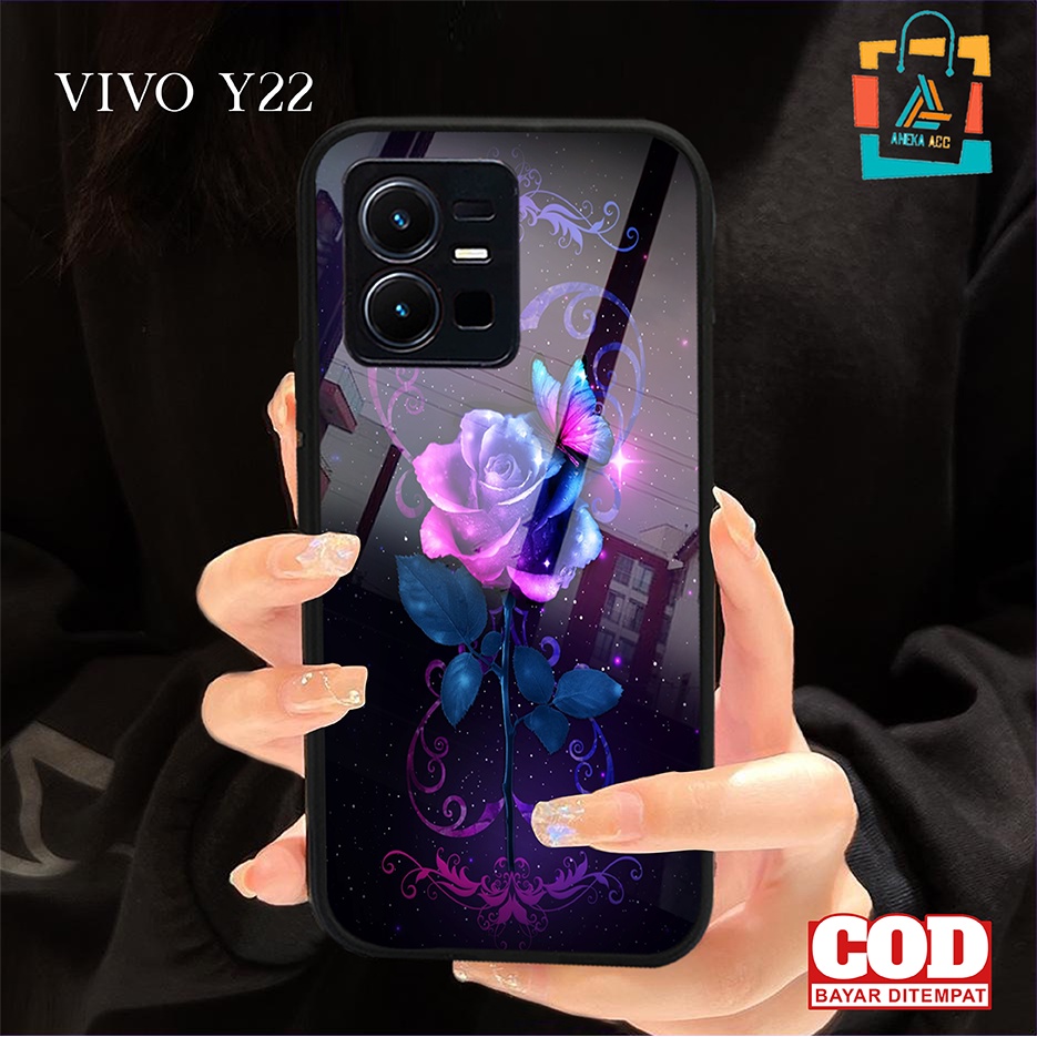 MITRACASE - CASE GLOSSY VIVO Y22 - CASE VIVO Y22 - CASSING HP VIVO Y22 - HARDCASE GLOSSY VIVO Y22 - 