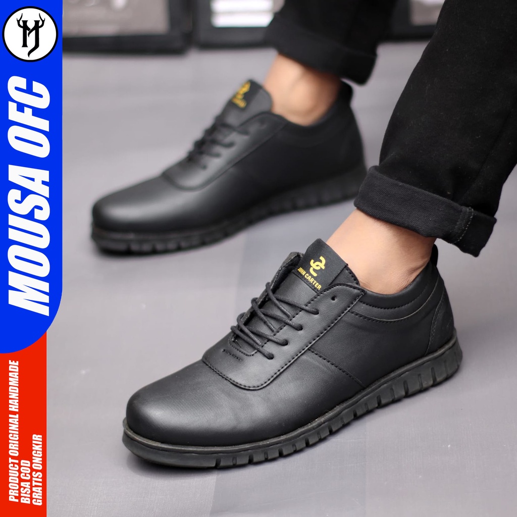 Sepatu Kasual Formal Pria Sepatu Sneakers Kulit Syntetic Casual New Trend Mousa Wtfing