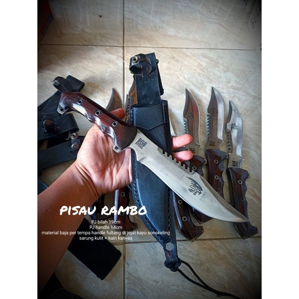 Pisau Outdoor Survival FullTank Jepit