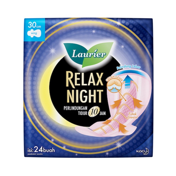 LAURIER RELAX NIGHT WING 30 CM 24 PCS